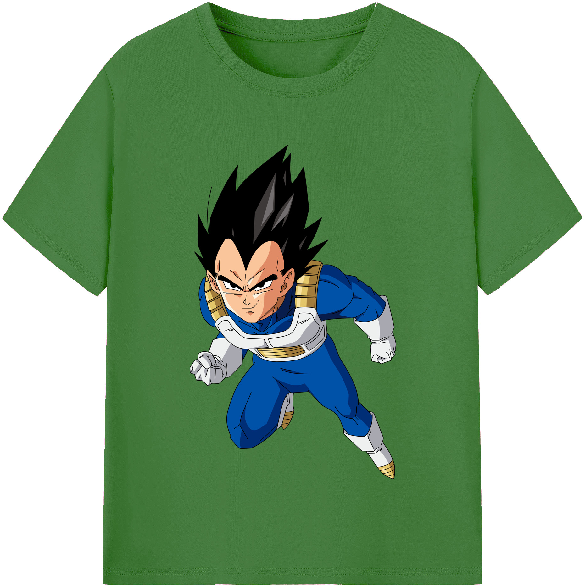 （画像用） ドラゴンボール ベジータ四世（Bejīta Yonsei）DRAGON BALL Vegeta IV レディースカジュアルプリントTシャツ（綿100％）